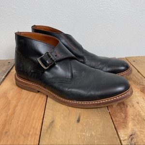 Frye Men’s Black Leather Boots 10.5